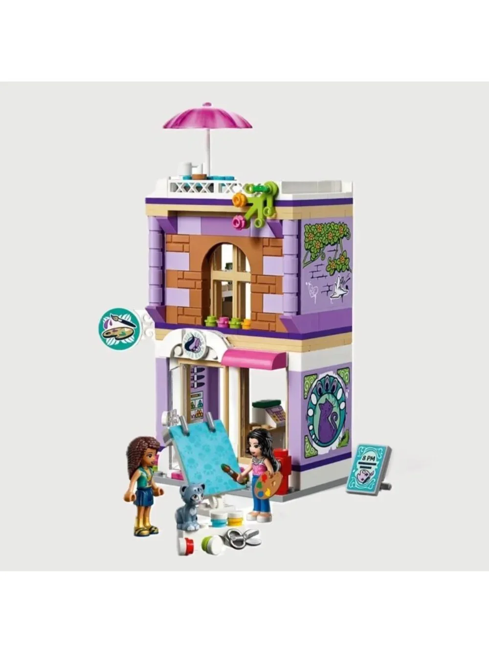 Lego Friends Emma's Art Studio Complete Set 41365 with Instructions and Box
